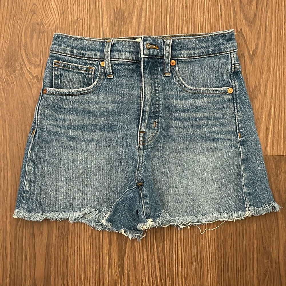Madewell High-Rise Jean Shorts